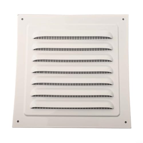 Lüftungsgitter aus Aluminiumlegierung mit Netz für Lüftungskanäle, quadratisches Lamellengitter-Design (165 x 165 mm) von Pumixiy