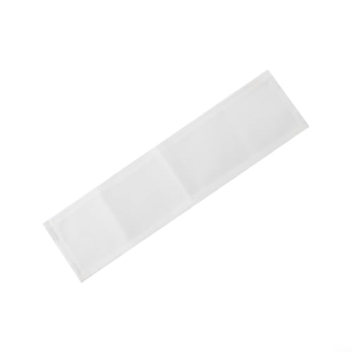 Magnetischer Heizkörper-Staubschutz, Baumwoll-Leinen-Schutzschild, mit integrierten Magneten, für Heizgerät-Schutz, weiß, 40–200 cm, Breite 10 cm (40 cm) von Pumixiy