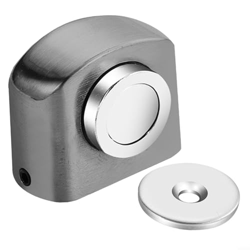 Magnetischer Türstopper, winddicht, Antikollisionsschutz, Zinklegierung, geräuschlos, Türstopper, kein Bohren erforderlich, für Zuhause, Schlafzimmer, Badezimmer, Hardware in mehreren Farben (Grau) Magnetischer Türstopper, winddicht, Antikollisionsschutz, Zinklegierung, geräuschlos, Türstopper, kein Bohren erforderlich, für Zuhause, Schlafzimmer, Badezimmer, Hardware in mehreren Farben (Grau) von Pumixiy