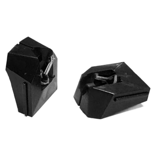 Pumixiy 1 x VMN95E Ersatz-Nadel, beweglicher Magnet, Stereo, elliptische Kartusche, für AT-LP120X Schallplatten-Plattenspieler (schwarz) von Pumixiy