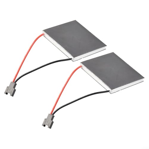 Pumixiy 2 Stück Kaminventilator Generator Blatt Kaminventilator Zubehör Motor Generator Blatt Ofen Brenner Heizteil 40 MM von Pumixiy