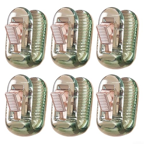 Pumixiy 6 Stück Bettdecken-Clips, transparent, rutschfest, Decken-Bezug, Halteklammern, transparente Bettverschlüsse, ABS-Material, Quilt-Befestigungsclips für Zuhause (grün) von Pumixiy