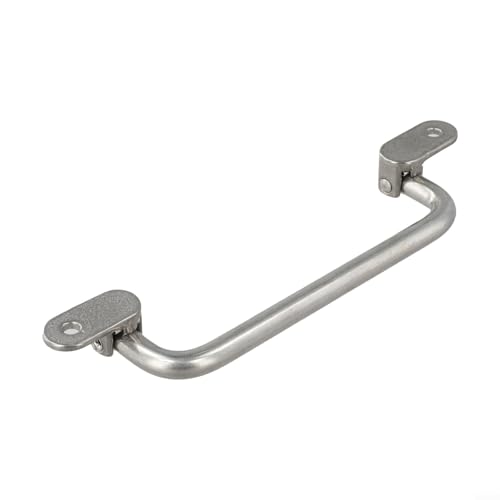 Pumixiy Faltbarer Griff aus 304 Edelstahl, robuste Industrieausrüstung, Türbeschläge mit komfortablem Griff, platzsparendes Format für Schränke, Werkzeugkästen (180 mm) von Pumixiy