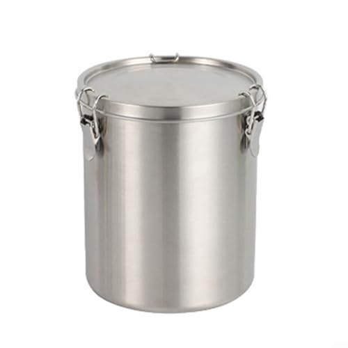 Pumixiy Frischhaltedose aus Edelstahl, luftdicht, für Kaffeebohnen, Tee, Mehl, Zucker, Küche, Speisekammer, Organisation, 520 ml - 2500 ml (2500 mm) von Pumixiy