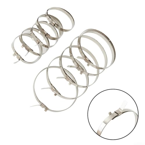 Pumixiy Gelenk Boot Crimp Clamp Kit, Edelstahl Achse Reparatur Werkzeug Set mit 5 kurzen 5 großen Bändern für links rechts vorne hinten Auto LKW Teile Pumixiy Gelenk Boot Crimp Clamp Kit, Edelstahl Achse Reparatur Werkzeug Set mit 5 kurzen 5 großen Bändern für links rechts vorne hinten Auto LKW Teile von Pumixiy