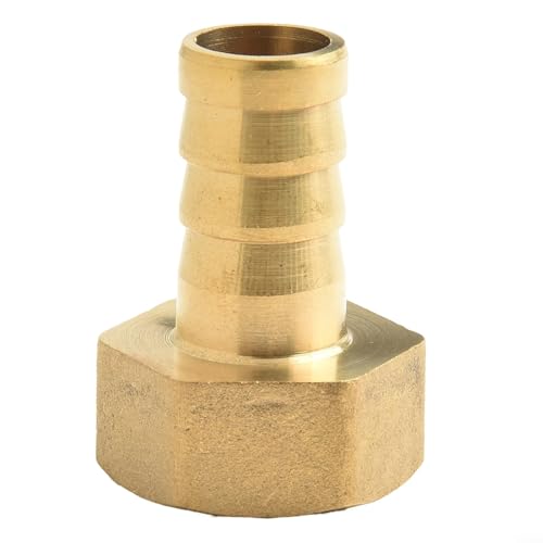 Pumixiy Messing Barb Innengewinde Anschluss Endrohr Fitting 3/4 Zoll Wasserschlauchadapter für Gartenbewässerung Regenfasssystem mit 7 Größen (16 mm) von Pumixiy
