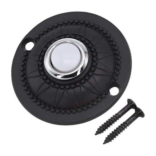 Pumixiy Metall Türklingel Druckknopf, Eisen Haustür Klingelknopf mit LED Beleuchtung Wasserdicht verdrahtet Runder Drucktastenschalter Wandmontage Nachtlicht Schwarz 5.1 cm Durchmesser Pumixiy Metall Türklingel Druckknopf, Eisen Haustür Klingelknopf mit LED Beleuchtung Wasserdicht verdrahtet Runder Drucktastenschalter Wandmontage Nachtlicht Schwarz 5.1 cm Durchmesser von Pumixiy