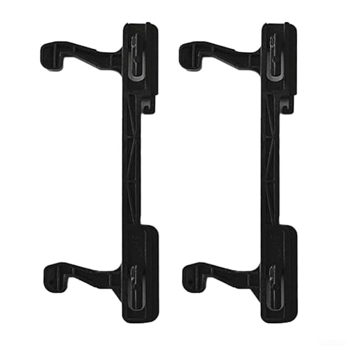 Pumixiy Mikrowellen-Türhaken Ersatz für Galanz hitzebeständiger Kunststoff schwarz 13,5 x 4 x 1 cm für Electrolux für Kenmore Teile von Pumixiy