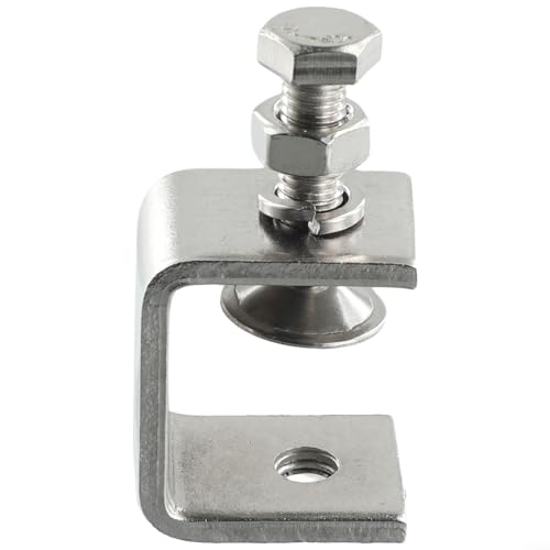 Pumixiy Professionelles C-Klemmen-Set, Schreibtisch-Montagehalterung, U-förmige Backenschraube, verstellbare Befestigung, für Metall-Werkstattbau (1 Stück) von Pumixiy