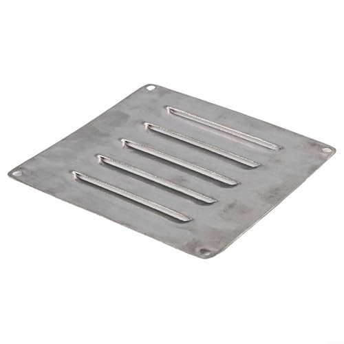 Pumixiy Quadratisches Lüftungsgitter für Yacht, Wohnmobil, Wohnwagen, Segelboot, Marine, Lüftungsschlitz, Kühlergrillabdeckung, Edelstahl, 120 x 120 mm, Boot für Hardware Pumixiy Quadratisches Lüftungsgitter für Yacht, Wohnmobil, Wohnwagen, Segelboot, Marine, Lüftungsschlitz, Kühlergrillabdeckung, Edelstahl, 120 x 120 mm, Boot für Hardware von Pumixiy