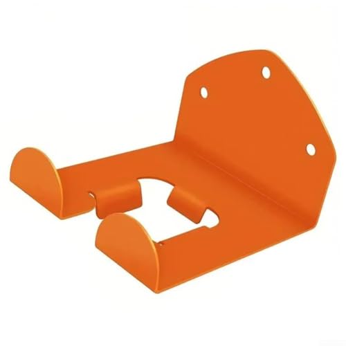 Pumixiy Rasenmäher-Wandhalterung, Haken, Gartenwerkzeug, Aufbewahrungsregal, robustes Metall, Garage, Organizer, platzsparender Aufhänger für Elektrogeräte (orange) von Pumixiy