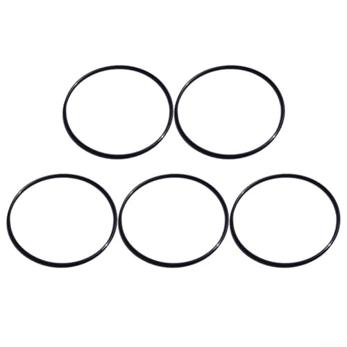 Pumixiy Schwimmbad-Filterpumpe, O-Ring-Dichtung, kompatibel mit SPS-Serie, Vorfilterabdeckung, Ersatzteil, schwarzer O-Ring, 77 mm Innendurchmesser (5 Stück) von Pumixiy
