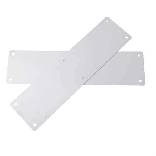 Pumixiy Türschutz Trittplatte Push Plate Edelstahl für Innen Außen Schwingtüren Kratzfest Silber Trittfeste Platte Pumixiy Türschutz Trittplatte Push Plate Edelstahl für Innen Außen Schwingtüren Kratzfest Silber Trittfeste Platte von Pumixiy