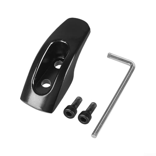 Pumixiy Vorderer Haken aus Aluminiumlegierung, Gepäckaufbewahrungszubehör für 9 große Roller, kompatibel mit ES1 ES3 ES4 Modellen (schwarz) von Pumixiy