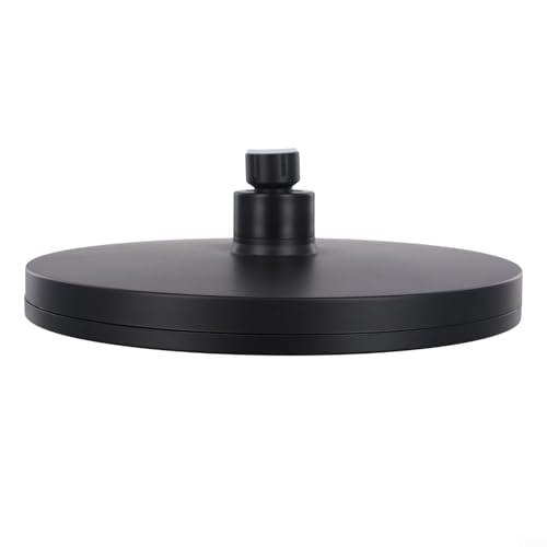 Regenduschkopf mit großem Paneel, 230 mm, mit 6 einstellbaren Sprühmodi und Hochdruckdurchfluss, ABS-Konstruktion, 360°-Drehgelenk für Spa-Erlebnis, Schwarz von Pumixiy