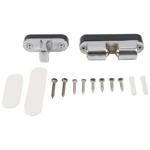 Selbstklebender Metall-Türstopper für Wände, Türen, robuster Bürostopper mit Befestigungsschrauben für Badezimmer und Wohnzimmer, Boden, 89 cm Länge, helles Silber Selbstklebender Metall-Türstopper für Wände, Türen, robuster Bürostopper mit Befestigungsschrauben für Badezimmer und Wohnzimmer, Boden, 89 cm Länge, helles Silber von Pumixiy