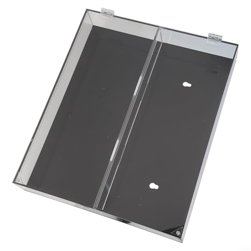 Wandmontierte Acryl-Sportkarten-Vitrine, Aufbewahrungsbox für Baseball, Basketball und Hockey-Sammelkarten, Sammlerhalter mit platzsparendem (B) von Pumixiy