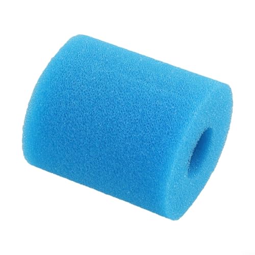 Wiederverwendbarer Schwimmbadfilter, Schaumstoffschwamm, Typ I II VI D, Kompatibles Ersatzkartuschenwasserfiltersystem, Für Aufstellpools, Blau(I) von Pumixiy
