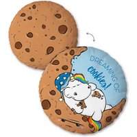 Pummeleinhorn Dekokissen "Cookies", mit schlafendem Pummeleinhorn von Pummeleinhorn