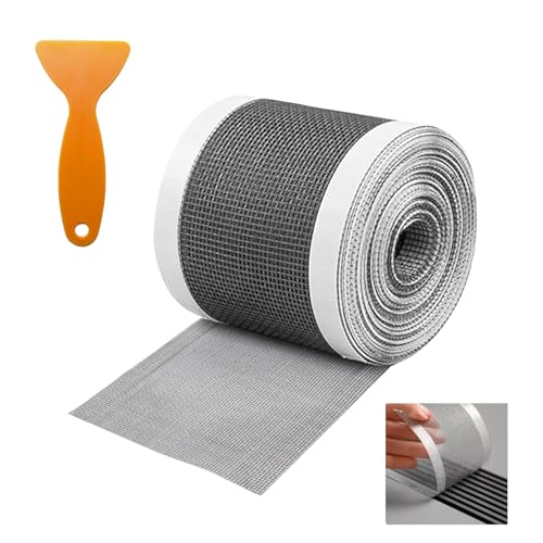 Pumuky Abfluss Haarfänger,7CM X 10M Haarsieb Badewanne,Haarfänger für Dusche,Einweg Duschabfluss Mesh Aufklebe mit Plastikspatel für Duschrinne BadewanneBalkon Einweg-Filter von Pumuky