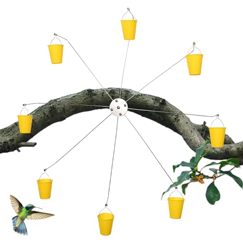 Pumwoy Riesenrad Vogelfutterstation, Riesenrad Spielzeug für Vogel mit Futterspender, Kolibri-Futterspender für den Außenbereich, Ferris Wheel Bird Feeder für Gärten und Dekoration Pumwoy Riesenrad Vogelfutterstation, Riesenrad Spielzeug für Vogel mit Futterspender, Kolibri-Futterspender für den Außenbereich, Ferris Wheel Bird Feeder für Gärten und Dekoration von Pumwoy