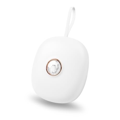Pumwoy Vibrationswecker, Bettschüttler-Wecker DREI Vibrationsstufen Einstellbar, Digitaler Wecker Reisewecker Kann Zwei Alarme Einstellen, wecker laut für tiefschläfer (Weiß) von Pumwoy