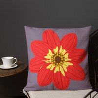 Dahlia Flammenkissen von PunkyBloomster