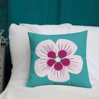 Hibiskus-Wurfkissen von PunkyBloomster