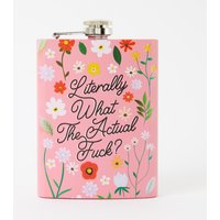 Buchstäblich Was Die Af Limited Edition Edelstahl Flachmann - Hell Rosa // Floral Metall Flachmann, Alkohol Frech Punky Pins Buchstäblich Was Die Af Limited Edition Edelstahl Flachmann - Hell Rosa // Floral Metall Flachmann, Alkohol Frech Punky Pins von Punkypins