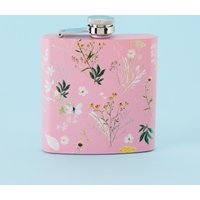 Frühling Wiese Quadrat Edelstahl Flachmann - Pink // Süßer Metall Flachmann, Alkohol Sassy, Wichteln Punky Pins Frühling Wiese Quadrat Edelstahl Flachmann - Pink // Süßer Metall Flachmann, Alkohol Sassy, Wichteln Punky Pins von Punkypins