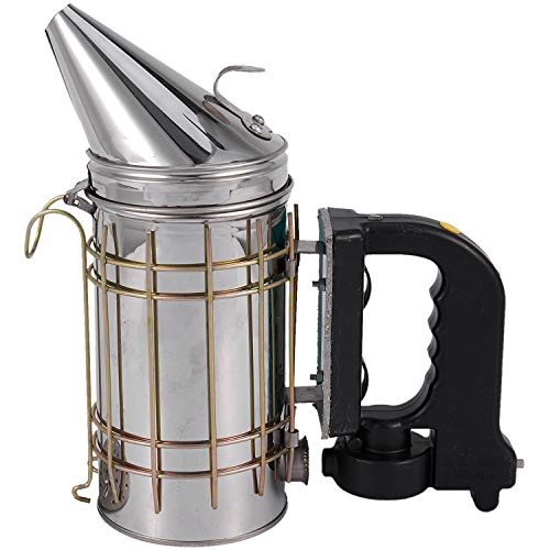 Puooifrty Bee Smoker Elektrisch Imkerei für Bee Smoker Imker Imker Imkerei Edelstahl Langlebiges Material von Puooifrty