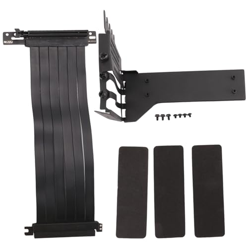 Puooifrty Bracket Extension Cable V-GPUKT 3.0 Vertical Stand 180 to 90 Degree Graphics Card Vertical Bracket PCI-E 3.0X16 Cable Set for RTX3060 2080 2060 Puooifrty Bracket Extension Cable V-GPUKT 3.0 Vertical Stand 180 to 90 Degree Graphics Card Vertical Bracket PCI-E 3.0X16 Cable Set for RTX3060 2080 2060 von Puooifrty