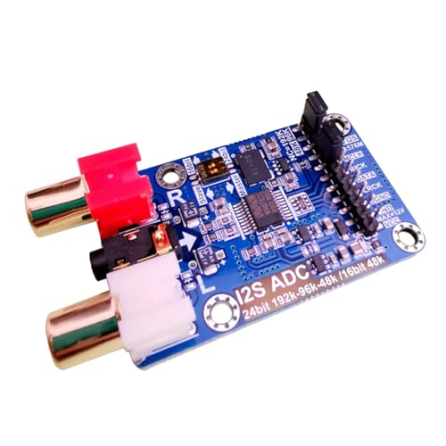 Puooifrty I2S ADC Audio I2S Acquisition Card Module Master/Slave Mode 24Bit 192K 96K 48K Multifunktions-Entwicklungsplatine Puooifrty I2S ADC Audio I2S Acquisition Card Module Master/Slave Mode 24Bit 192K 96K 48K Multifunktions-Entwicklungsplatine von Puooifrty