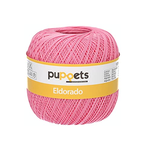 Puppets 4574016-00075 Häkelgarne, 100% Baumwolle, 75, Stärke 16, 50g, 52 gramm Puppets 4574016-00075 Häkelgarne, 100% Baumwolle, 75, Stärke 16, 50g, 52 gramm von Puppets