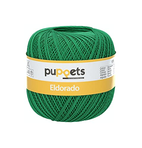 Puppets 4574016-07228 Häkelgarne, 100% Baumwolle, 7228, Stärke 16, 50g, 52 Gramm von Puppets