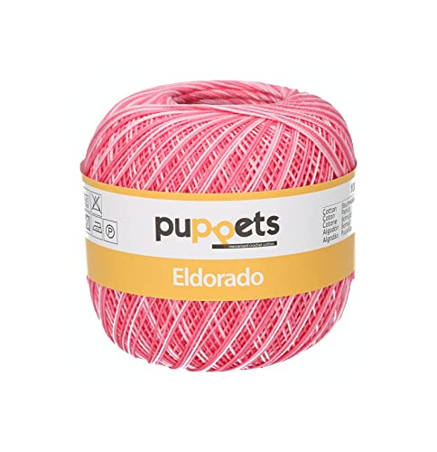 Puppets 4578012-00038 Häkelgarne, 100% Baumwolle, 38, onesize, 52 gramm von Puppets