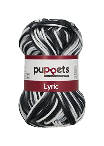 Puppets Lyric Multicolor 4582008-00206 Farbe: Zebra, Stärke: 8 Aufmachung: 50g, Lauflänge: 70m, Häkelgarne Puppets Lyric Multicolor 4582008-00206 Farbe: Zebra, Stärke: 8 Aufmachung: 50g, Lauflänge: 70m, Häkelgarne von Puppets