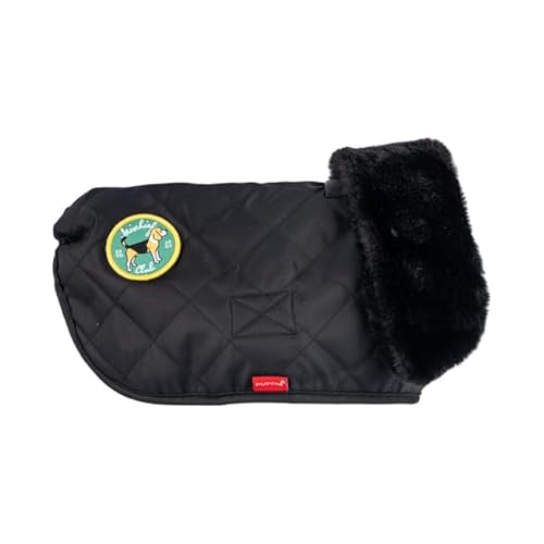 Highland Quilted Coat Schwarz L Hundemantel von Puppia