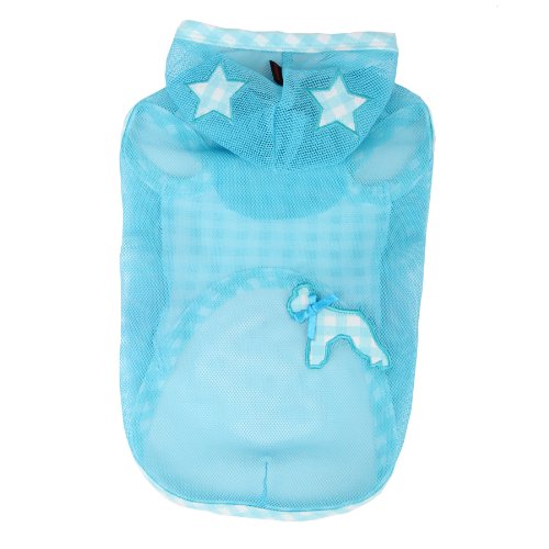 Puppia Authentic Breeze Mesh, Hoodie, Sky Blau, XS von Puppia