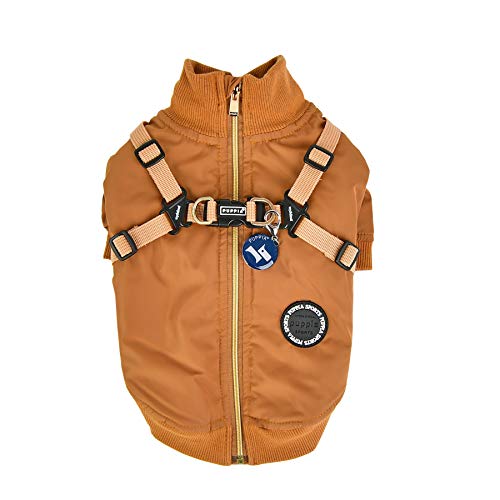 Puppia Dominic Camel S Mantel Windjacke Wasserdicht Winter für Hund - 950 g von Puppia