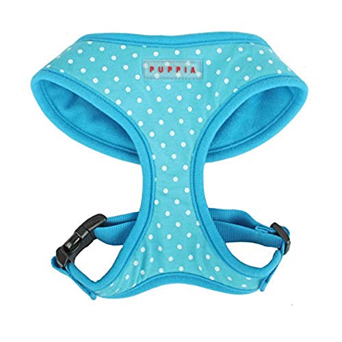 Puppia PAHA-AC301 Dotty Geschirr, S, blau von Puppia