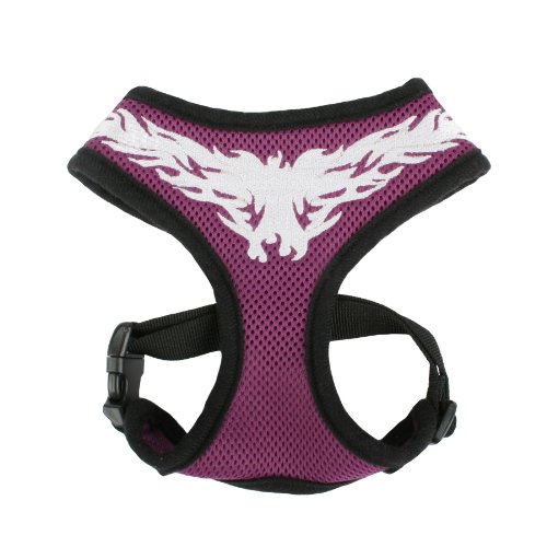 Puppia PAIA-AC520 Geschirr, Flame, L, lila von Puppia