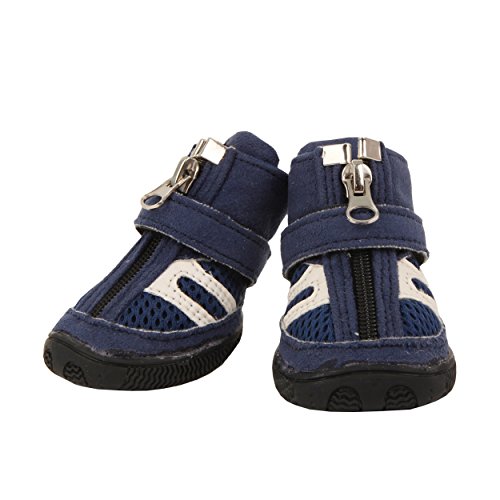 Puppia PAMD-SH065 Hiker Schuhe, L, blau von Puppia