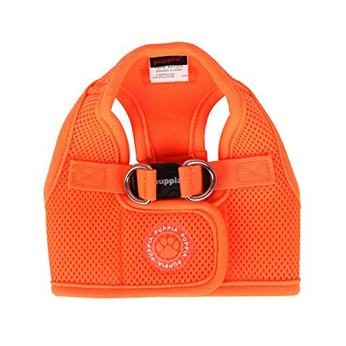 Puppia PAPA-AC1325 Neon Soft Geschirr B, X-Small, orange von Puppia