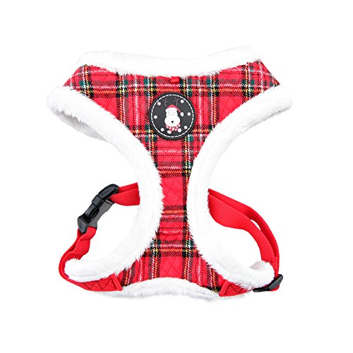 Puppia PAQD-AC1470 BLITZEN HARNESS A, L, karriert rot von Puppia