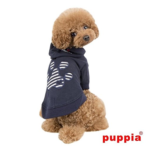 Puppia PAQD-TS1451 Teddy, Sweater, M, dunkelblau von Puppia