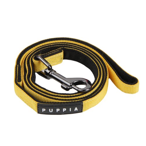 Puppia Hundeleine kleine Hunde - 1,16m, 1,20m & 1,40m - Als Welpenleine geeignet - viele Farben - Hausleine für Hunde, gelb von Puppia