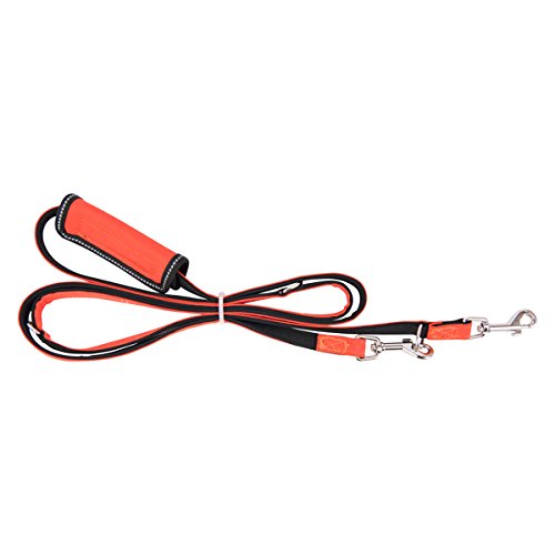 Puppia PLRA-AL9323 Geschirr Trek Lead, M, orange von Puppia