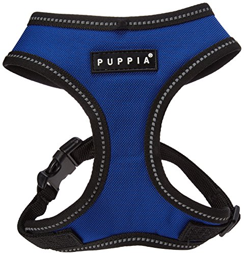 Puppia PLRA-HA9323 Geschirr Trek Harness A, S, royal blau von Puppia