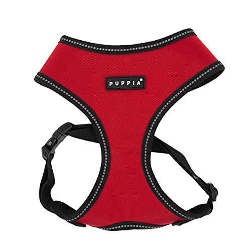 Puppia PLRA-HA9323 Geschirr Trek Harness A, XL, rot von Puppia